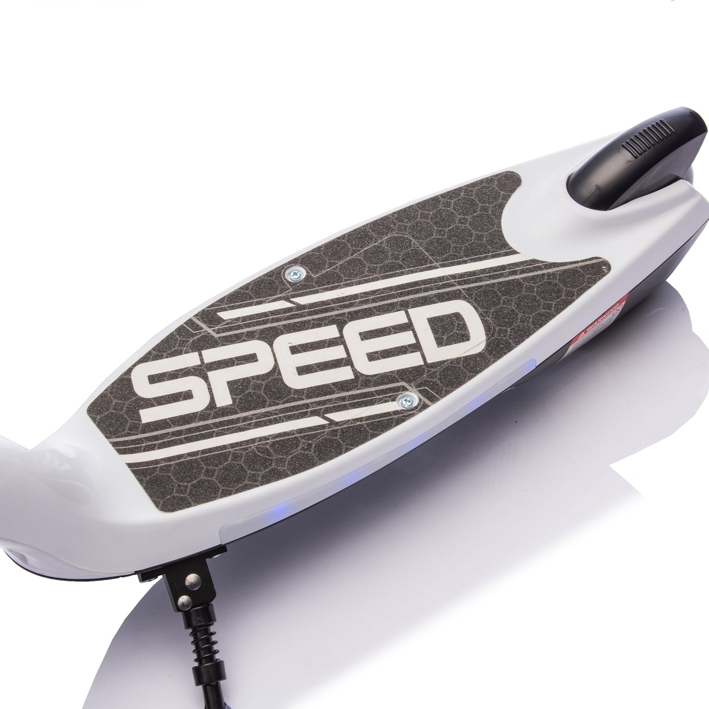 Kids Electric Scooter - 5.59-6.84 MPH, LED Lights, Rear Brake, Kickstand, Bell, Ages 6+