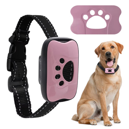 Pet Dog anti Barking Device USB Rechargeable Dogs Training Collar Ultrasonic Stop Barking Vibration anti Bark Collar