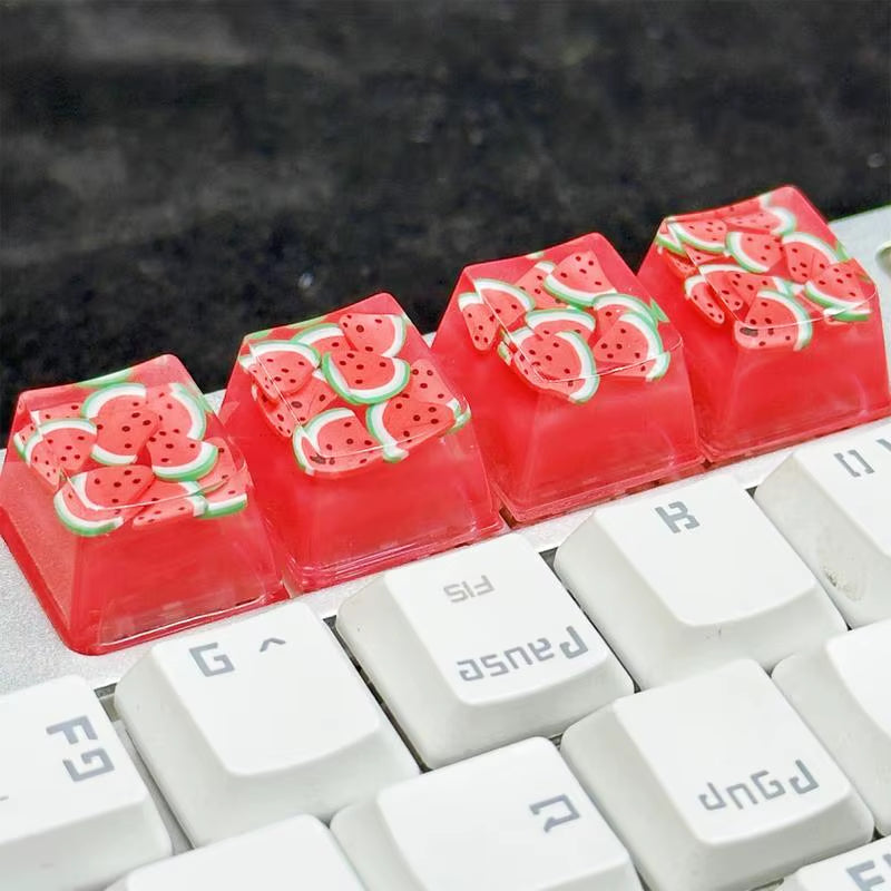 Cute Keycaps for Mechanical Keyboard Cute Keycaps Candy Fruit Keycaps Decorative Computer Accessories Fruit Key Caps Enhance