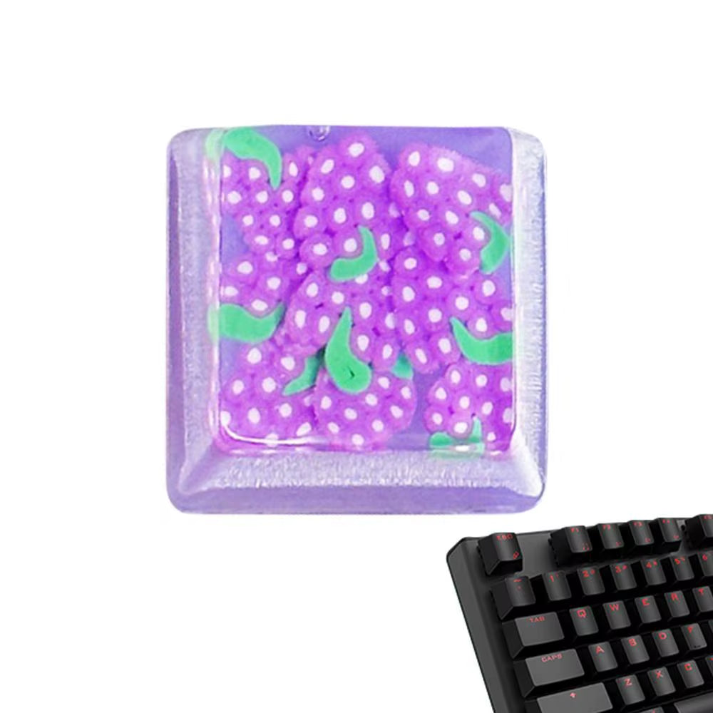 Cute Keycaps for Mechanical Keyboard Cute Keycaps Candy Fruit Keycaps Decorative Computer Accessories Fruit Key Caps Enhance