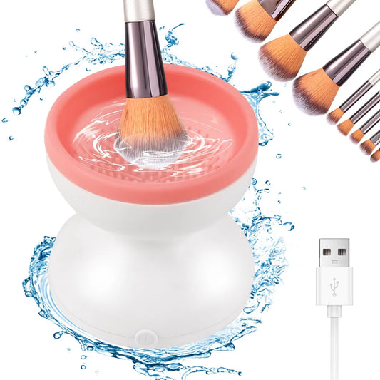 USB Makeup Brush Cleaner: Automatic Electric Wash & Dry, Silicone Tool