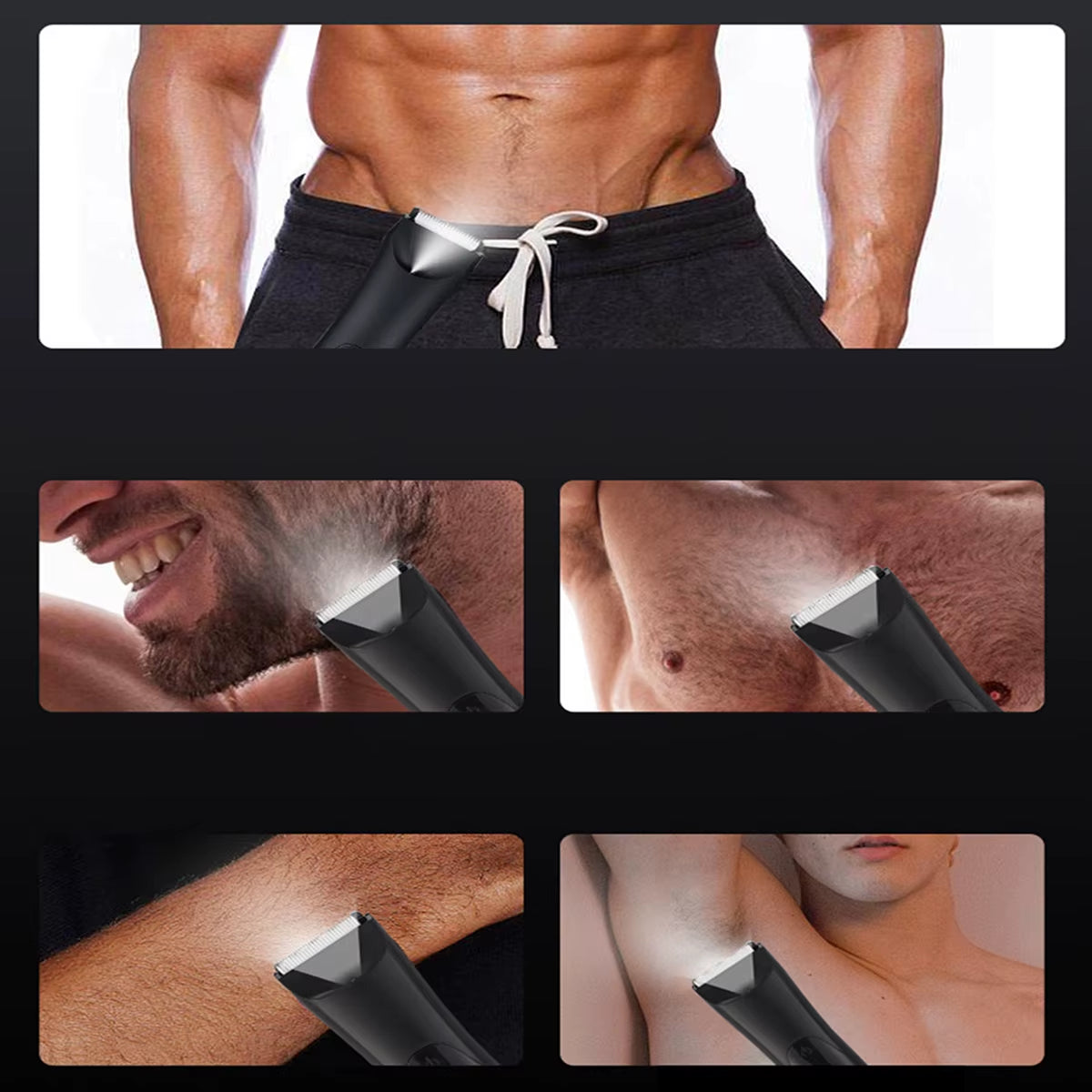 Man Body Hair Trimmer Epilator Groin Trimer for Man Beard Shaver Chest Hair Epilator Armpit Hair Shaver Arms Legs Hair Razors