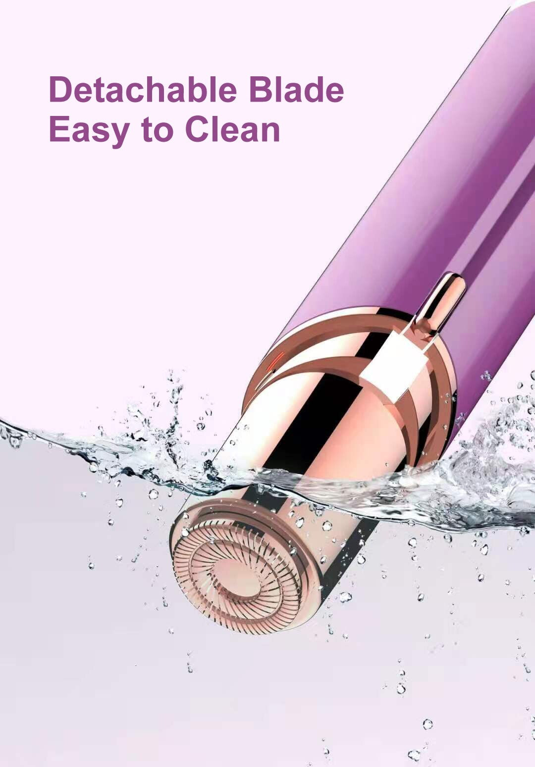 Facial Hair Removal for Women USB Rechargeable Electric Shaver & Bikini Trimmer