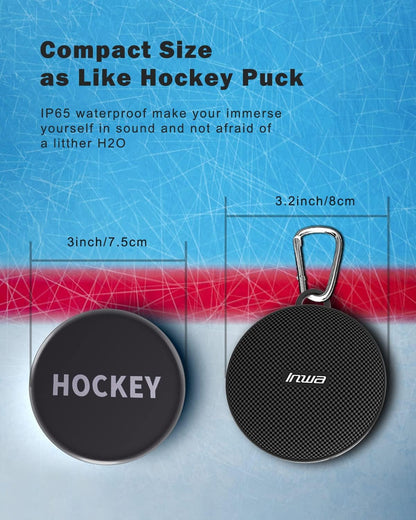 Bluetooth Bicycle Speakers with TF Card Mode, Waterproof Wireless Portable Traveling Bike Speaker, Built in Mic for Bicycle Riding, Showering, Hiking, Pool, Beach, Golfing(Black)