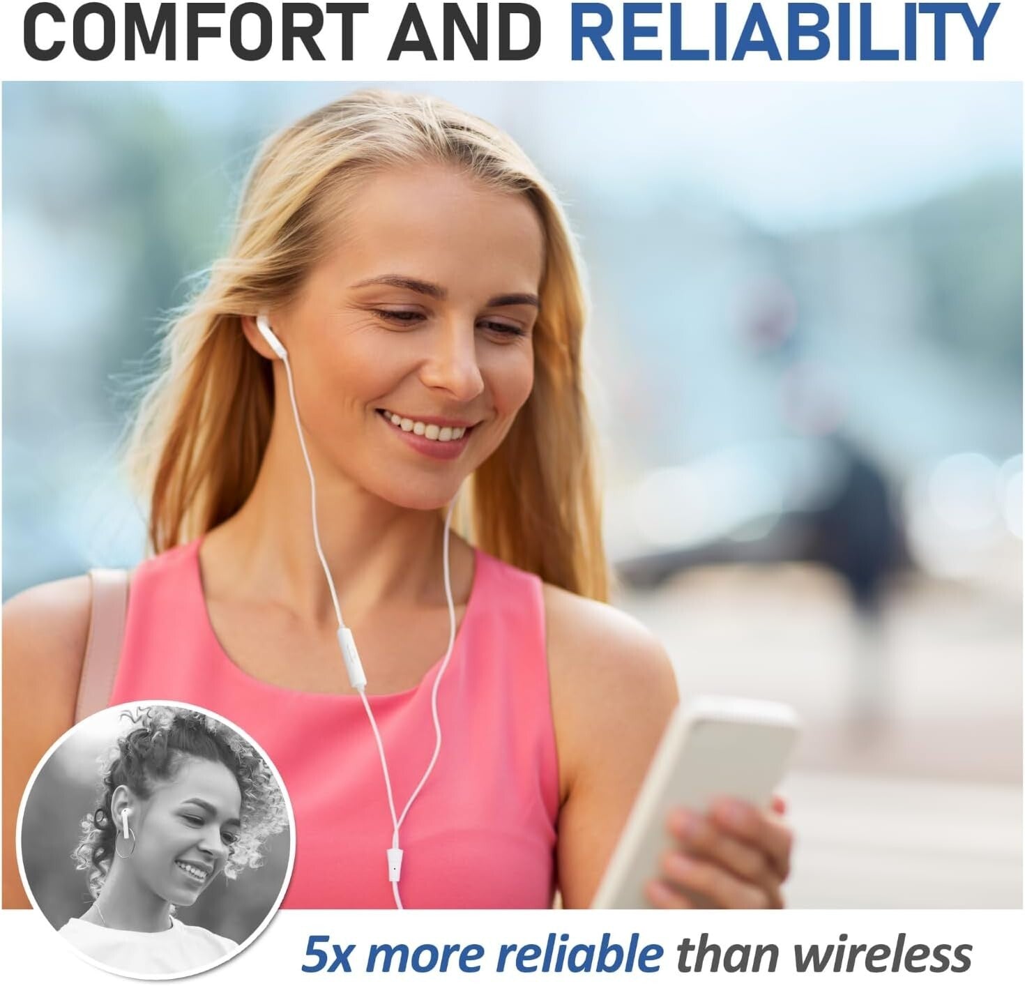 Wired Earbuds In-Ear Headphones,Ear