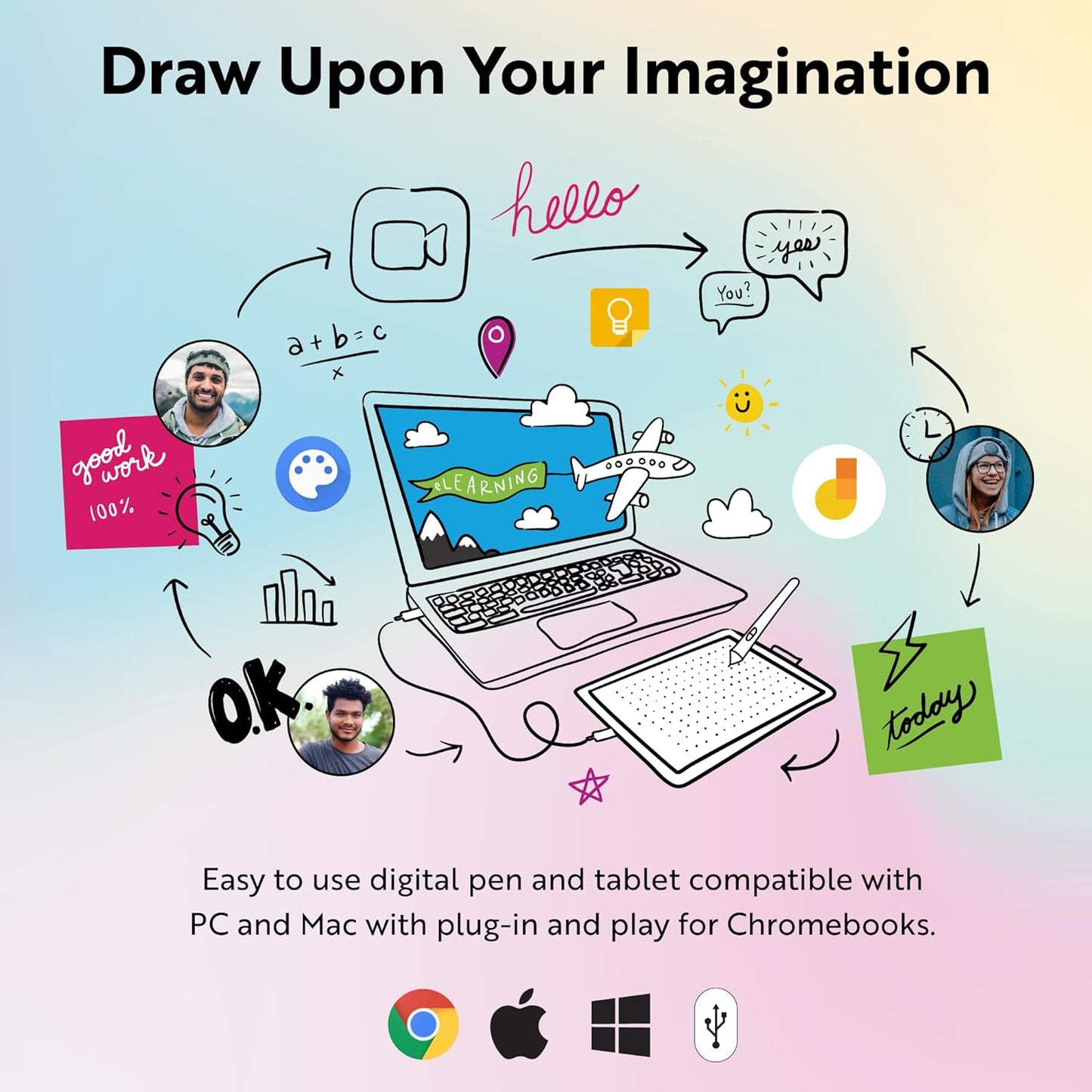 Wacom One Small Graphics Tablet