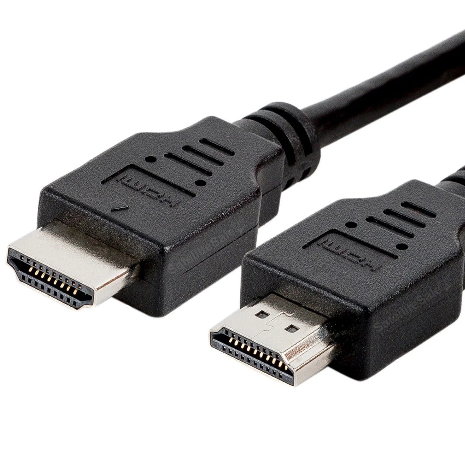 Pack of 2 Digital 2.0 HDMI 4K Cables PVC Black Cord Universal Wire by  6 Feet