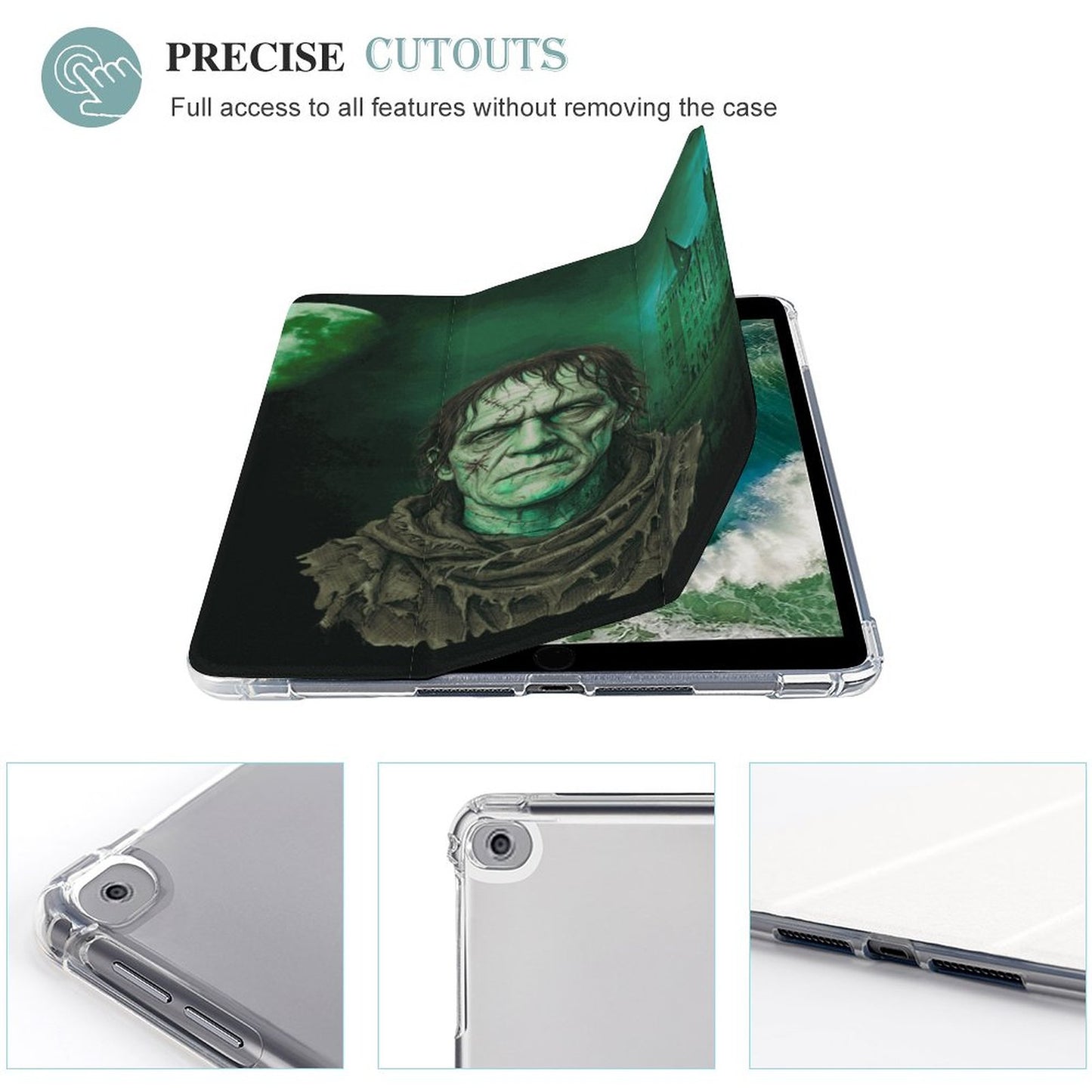 Tablet Case with Pencil Holder – Stitched in Darkness