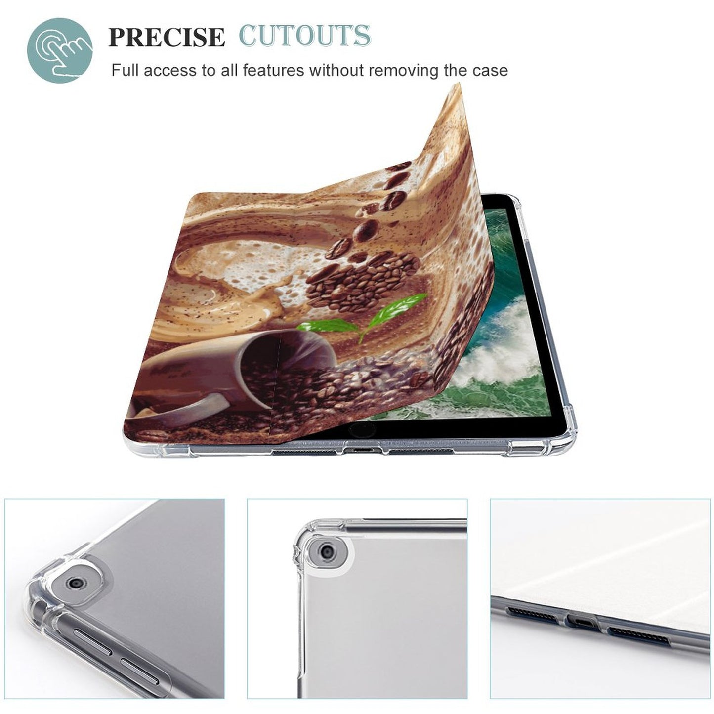 Tablet Case with Pencil Holder – Love at First Sip