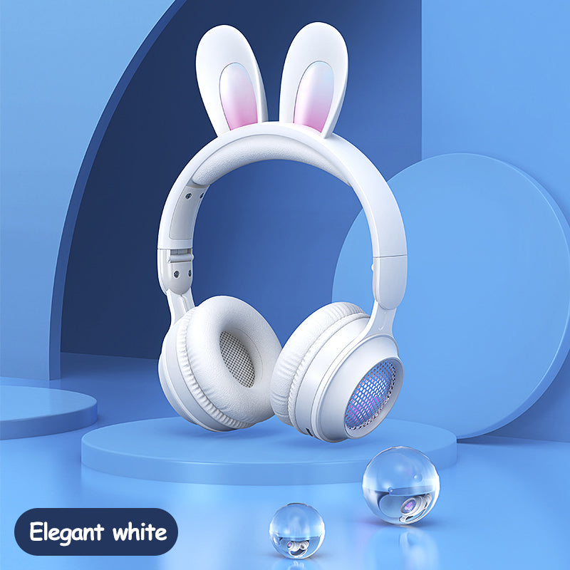 Bunny Ear Wireless Headphones – Bluetooth Over‑Ear Stereo