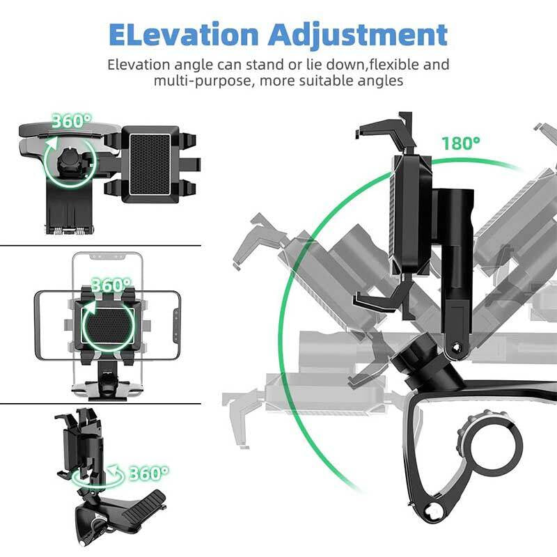 360° Universal Dashboard Mount Holder Car Stand for Mobile Cell Phone GPS