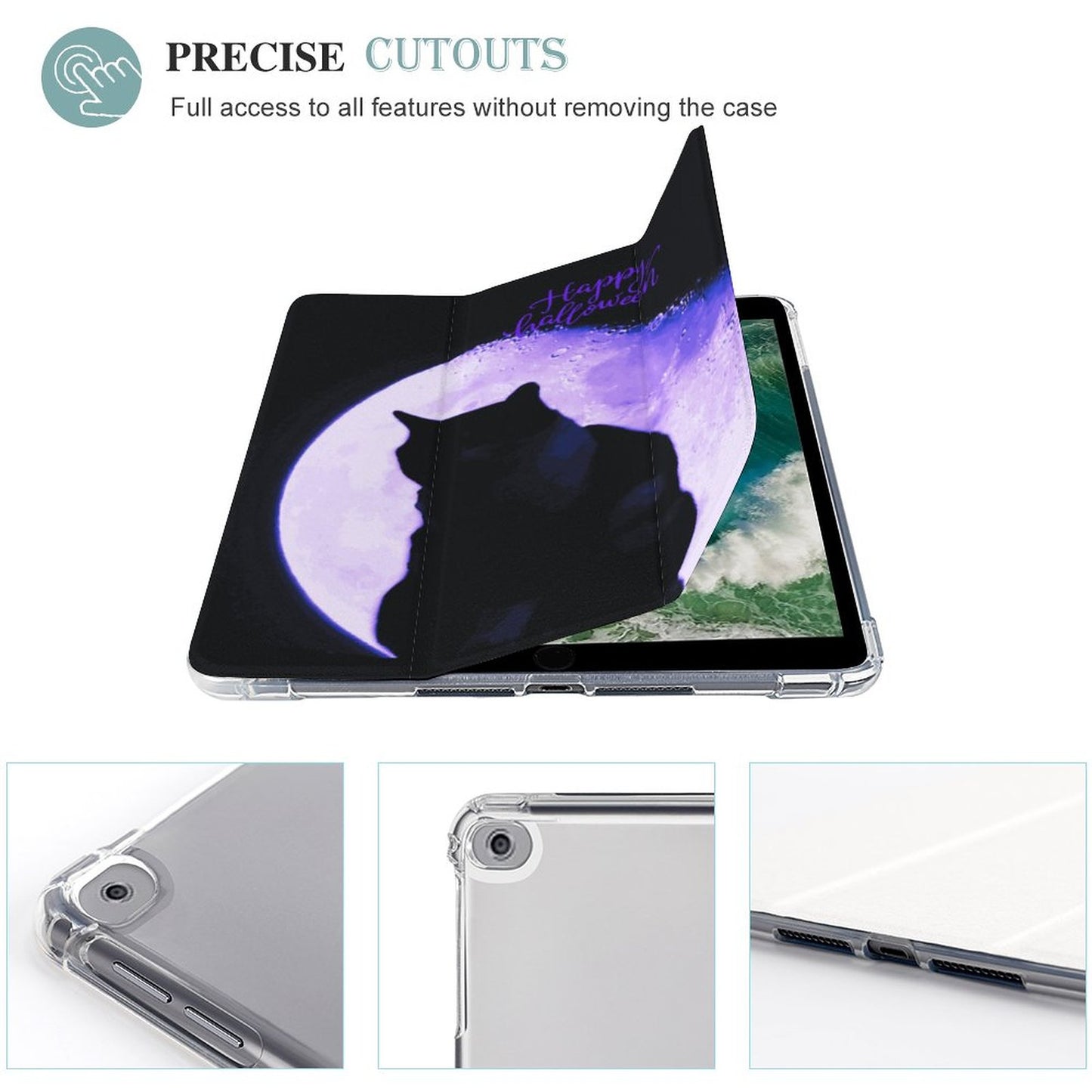 Tablet Case with Pencil Holder – Moonlit Familiar