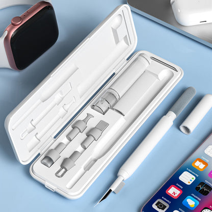 11-in-1 Electronics Cleaning Kit – Multi-Function Pen Tool, Compact White Set