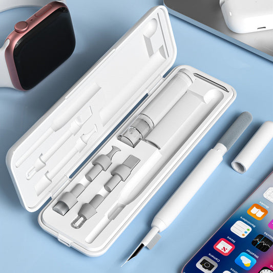 11-in-1 Electronics Cleaning Kit – Multi-Function Pen Tool, Compact White Set