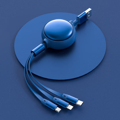 3-in-1 Retractable Charging Cable – Tangle-Free Travel Ready