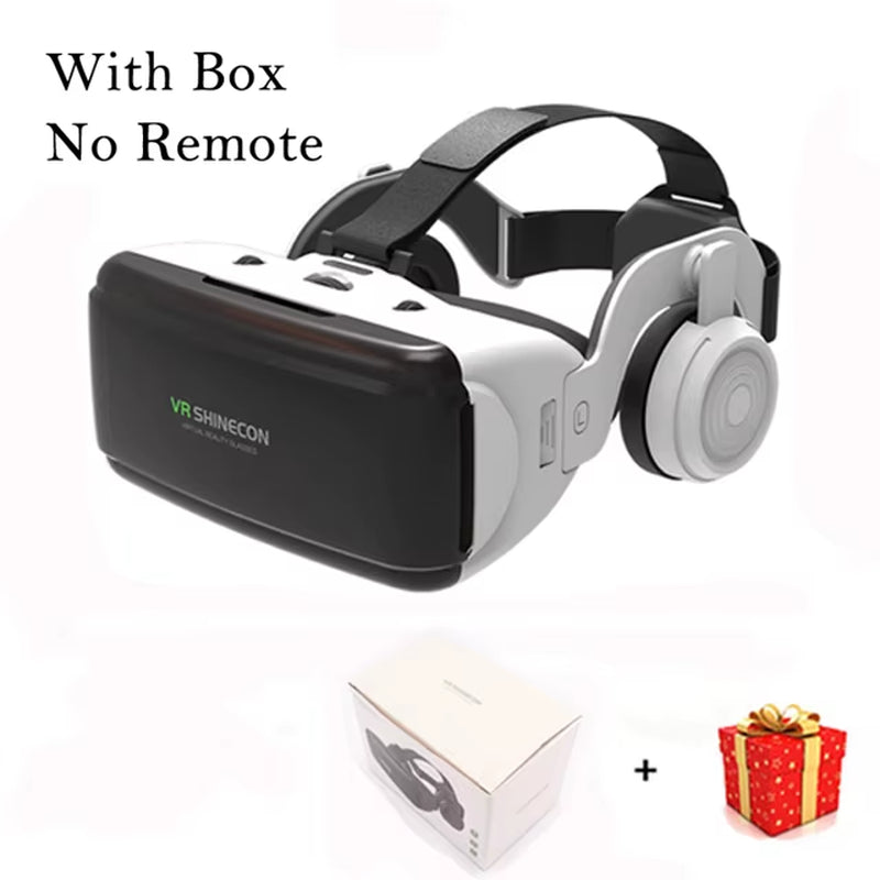 VR Shinecon Casque 3D Helmet Headset Virtual Reality Glasses for Iphone Android Smart Phone Smartphone Viar Goggles Binoculars