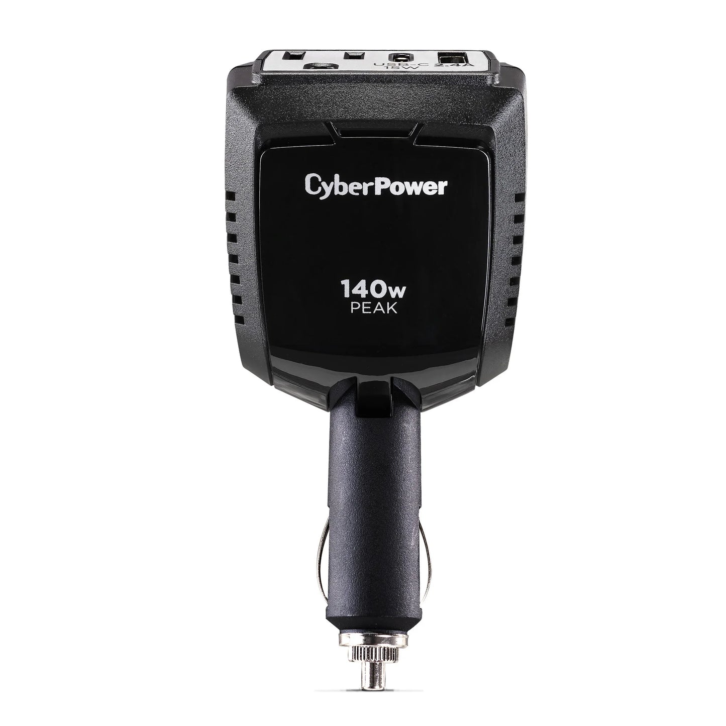 M140BUC 140W Power Inverter - 1 AC Outlet, USB-C & USB-A Ports, Black