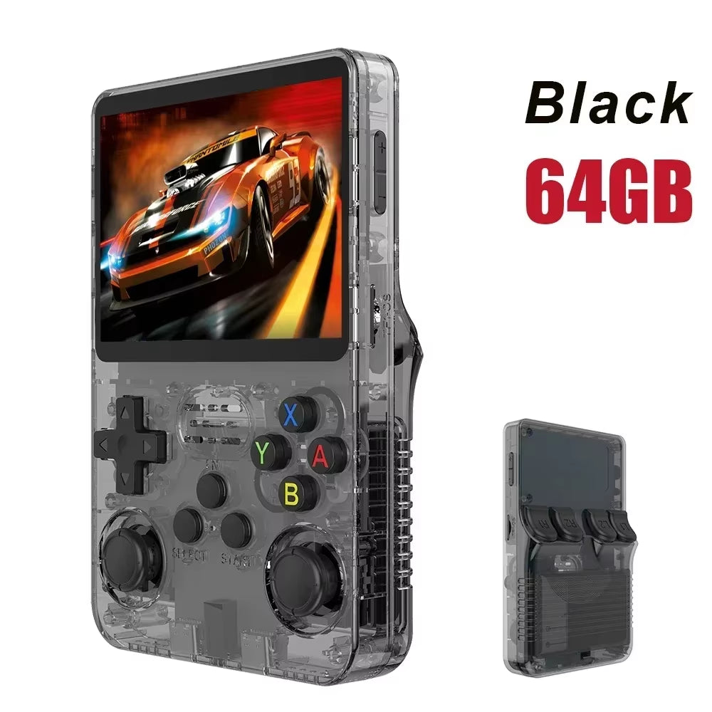 R36S Retro Gaming System: 256GB, 3.5" IPS, Portable