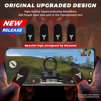 Guante 10 Para Dedos Juegos Pantalla Teléfono Celular Gaming Finger Sleeve Gamer