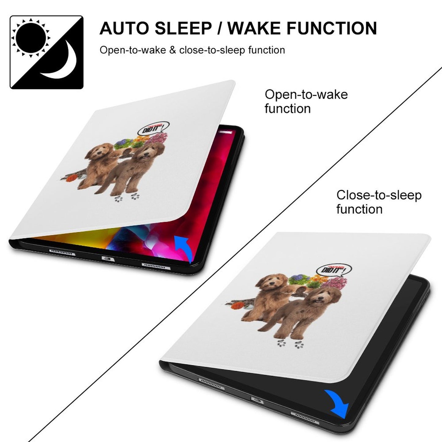 Book-Style  iPad Protector with Apple Pen Slot