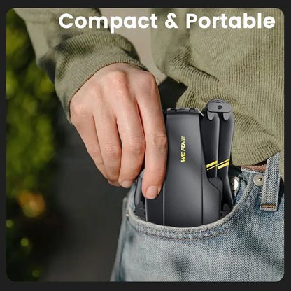 Drone with Camera for Kids 8-12, WF11 1080P Foldable Quadcopter with FPV Transmission, 2 Batteries, Black