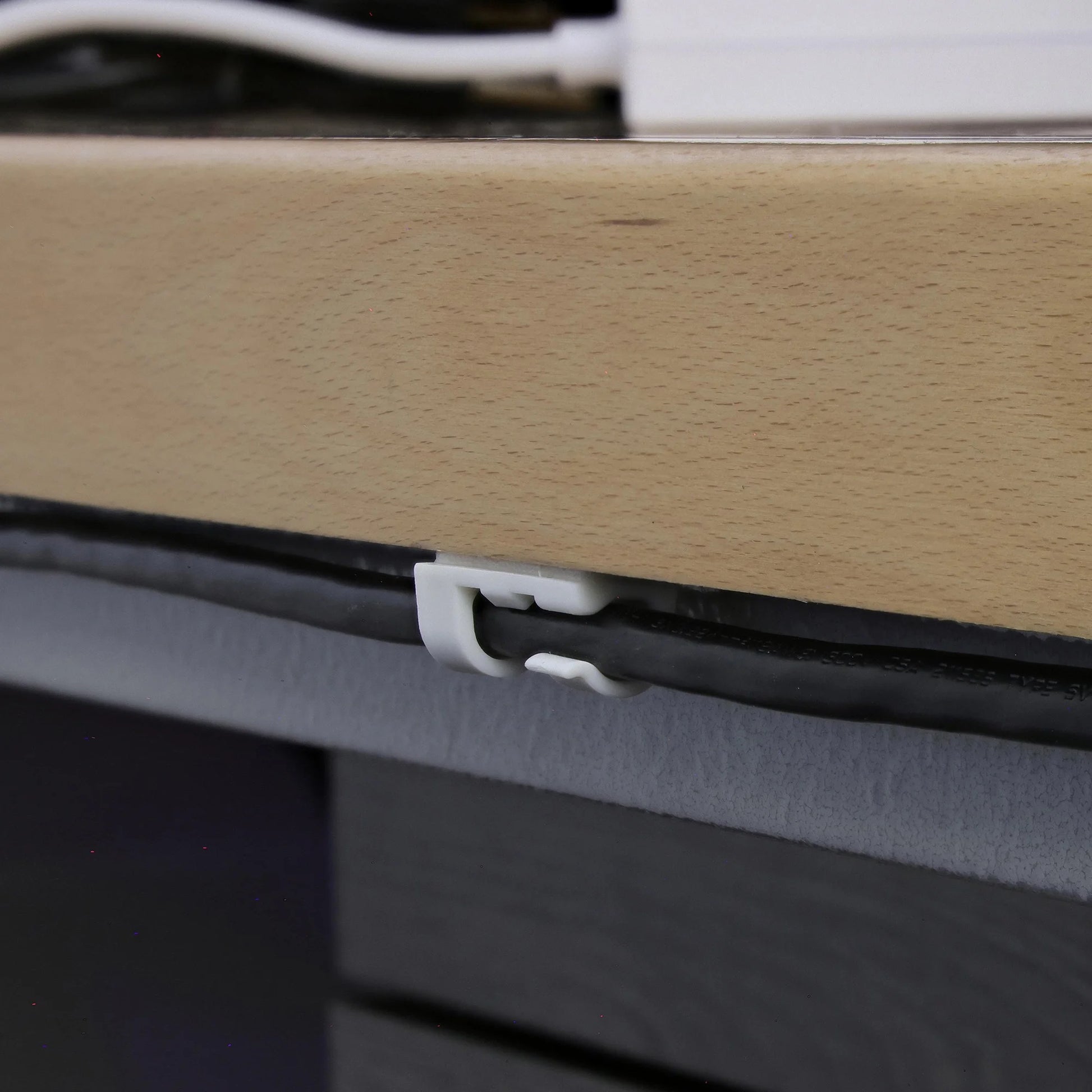 Peel and Stick Adhesive Cable Management Clips, 24 Count