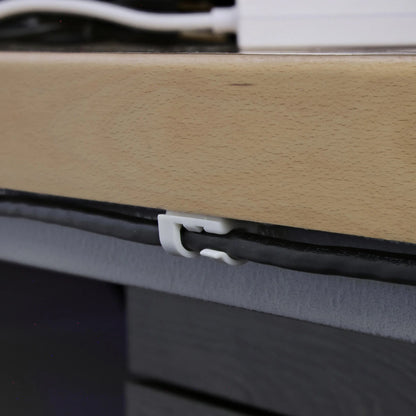 Peel and Stick Adhesive Cable Management Clips, 24 Count