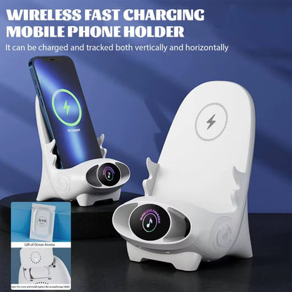 Chair Wireless Phone Holder Fast Charging Desktop Cellphone Bracket Multifunctional Mobile Phone Table Stand Mount for Iphone