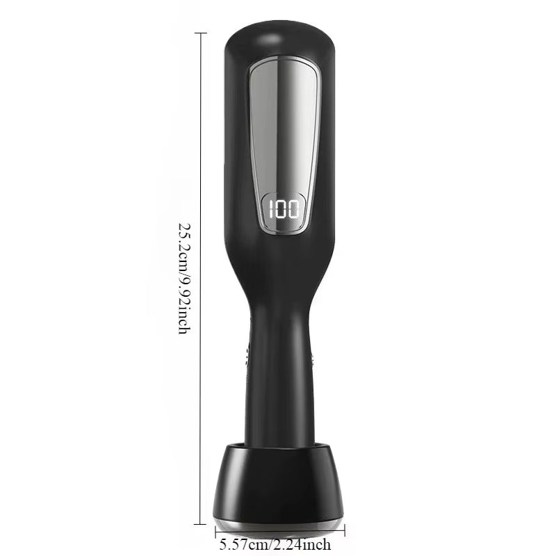 2 in 1 Hair Ends Trimmer Split Remover Negative Ions Smooth Hair Straightener Iron Flat Rechargeable Hair Fork Trimmer Clipper