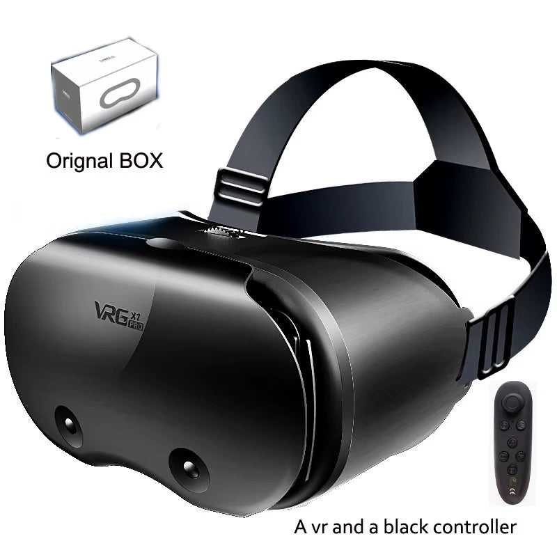 Vrgpro X7 3D Helmet VR Glasses 3D Glasses Virtual Reality Glasses VR Headset for Google Cardboard 5-7' Mobile with Original Box
