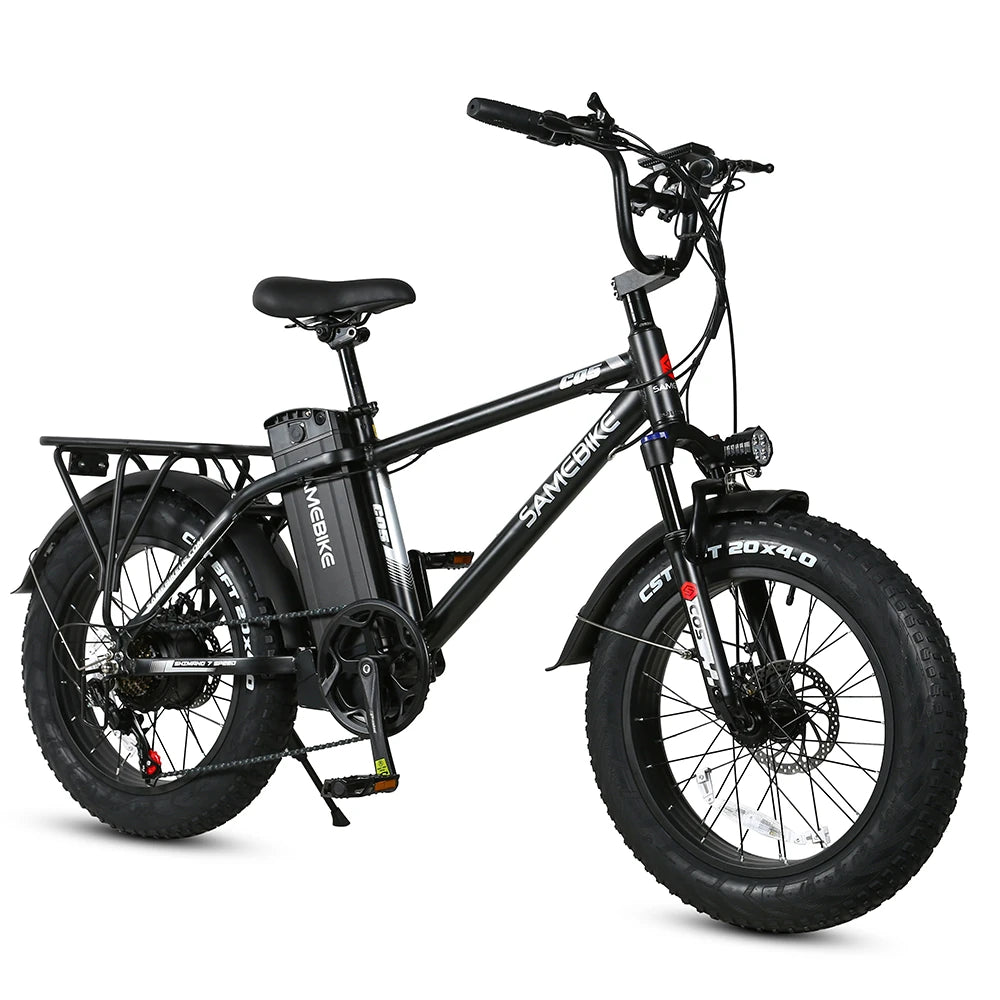 [USA Direct]  XWC05 13Ah 48V 750W 20*4.0 Inches Electric Bike Smart Bike 60-80Km Mileage Max Load 100-150Kg with EU Plug Dual Dics Brake