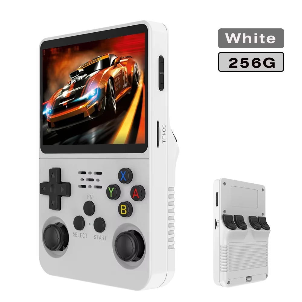 R36S Retro Gaming System: 256GB, 3.5" IPS, Portable