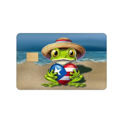 Puerto Rico Card Skin: Matte Finish, Premium Quality, No Residue