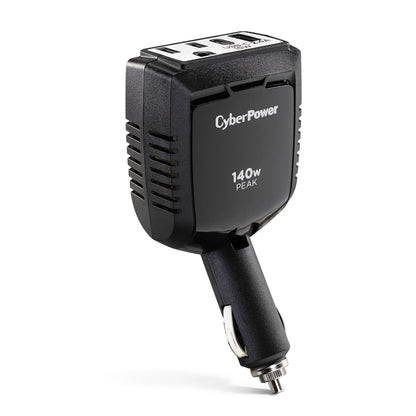 M140BUC 140W Power Inverter - 1 AC Outlet, USB-C & USB-A Ports, Black