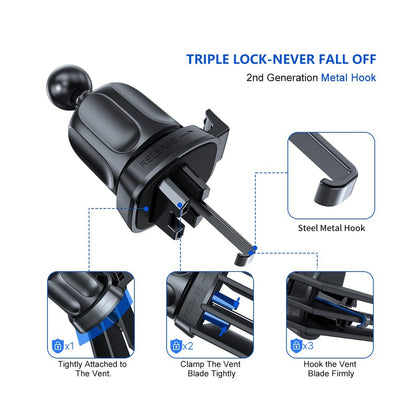 [Upgraded-2Nd Generation] Miracase Universal Phone Holder for Car, Air Vent C...