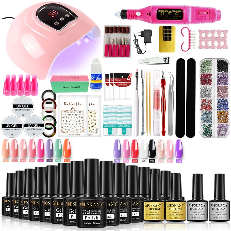 Nail Gel Kit – UV Lamp & Nail Drill for At-Home Manicures
