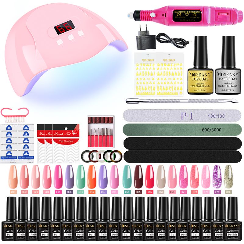 Nail Gel Kit – UV Lamp & Nail Drill for At-Home Manicures