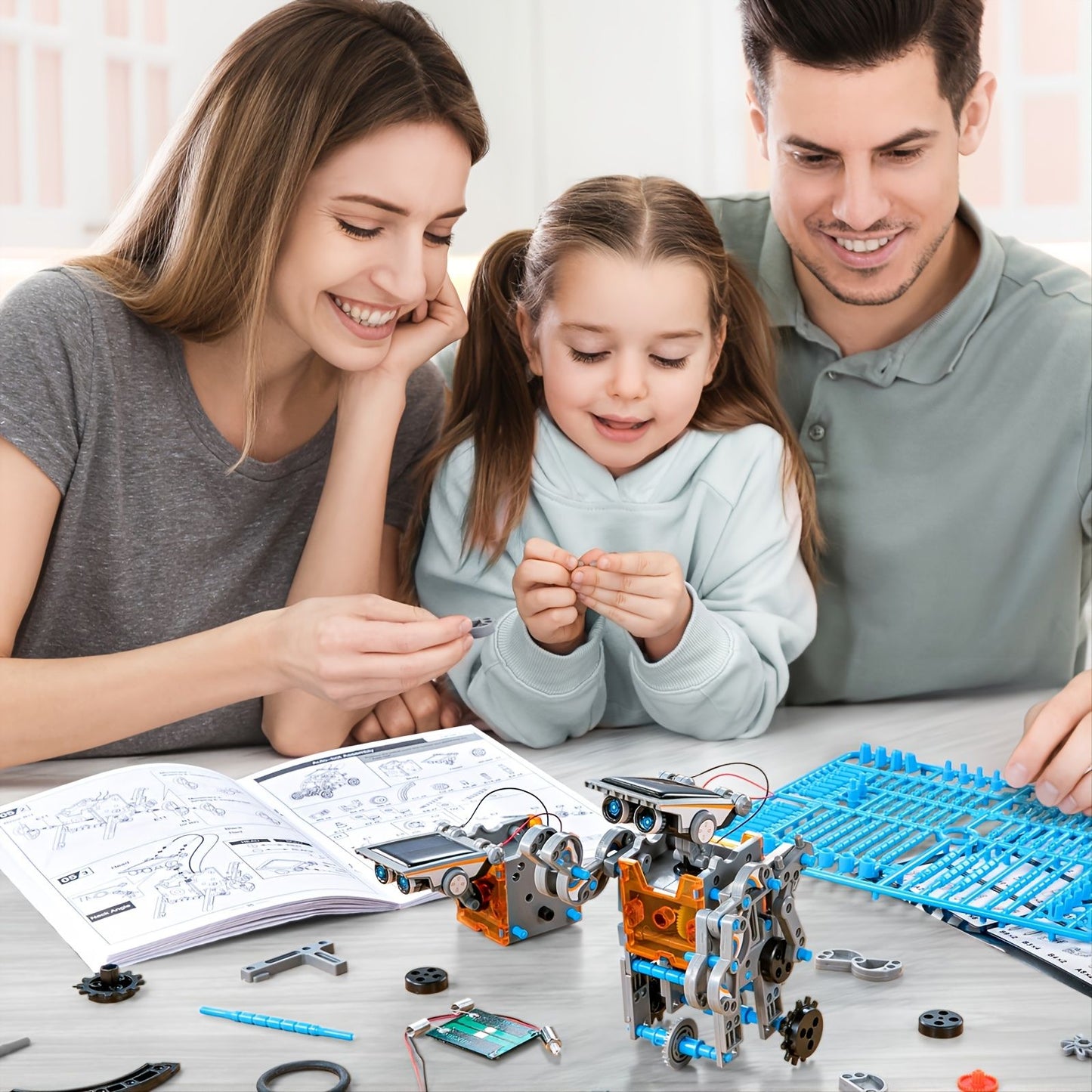 12-in-1 Solar Robot STEM Kit - Educational Science Toy for Kids Ages 8-13