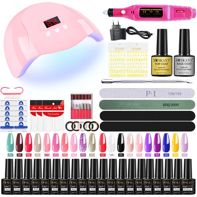 Nail Gel Kit – UV Lamp & Nail Drill for At-Home Manicures
