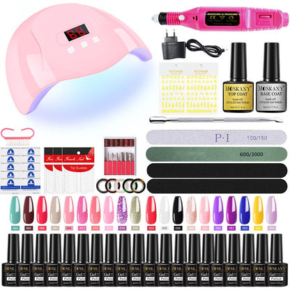 Nail Gel Kit – UV Lamp & Nail Drill for At-Home Manicures