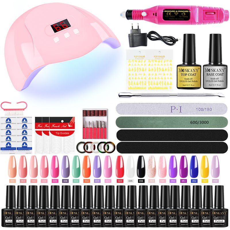 Nail Gel Kit – UV Lamp & Nail Drill for At-Home Manicures
