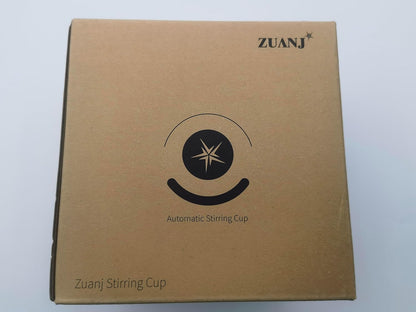 Self Stirring Coffee Mug 12.2 Oz, Electric Mixing Cup with Magnetic Stirrer & Anti-Sedimentation, Rechargeable Travel Mug for Coffee, Milk, Hot Cocoa (White)