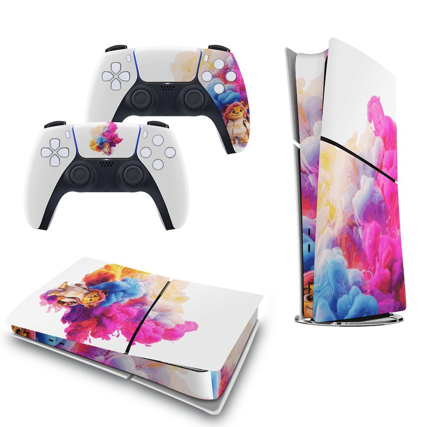 Console Skin Kit – Monster Splash