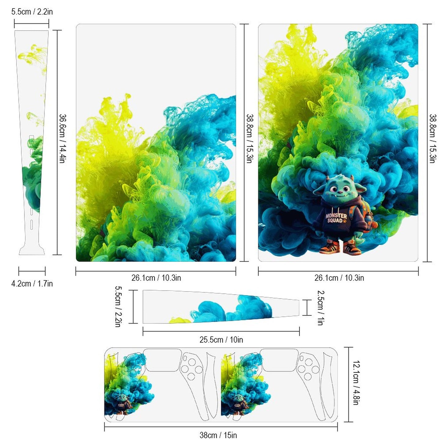 Console Skin Kit – Monster Squad