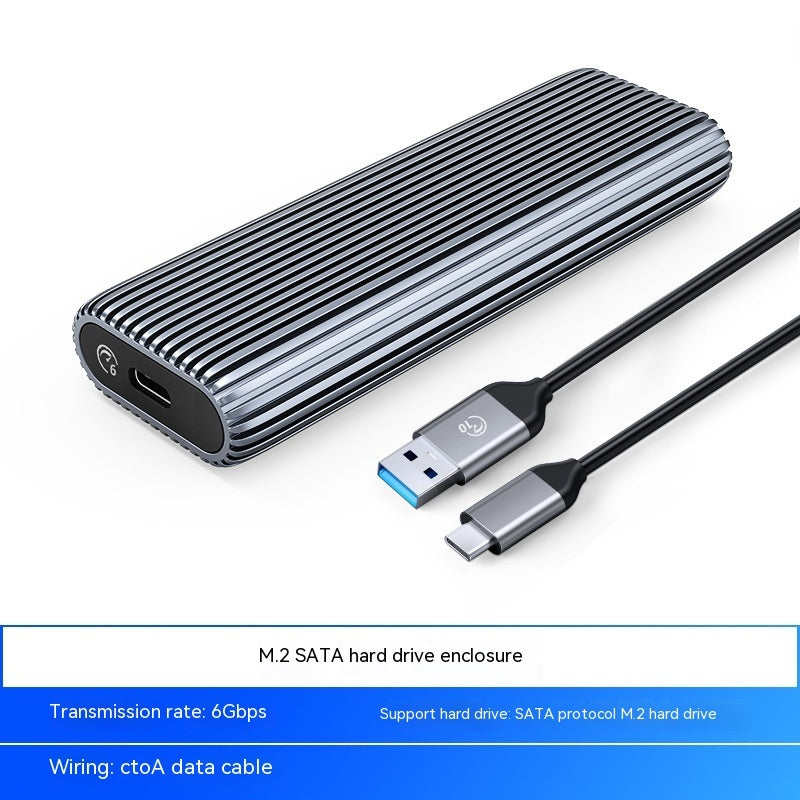 Notebook SSD External Enclosure - Portable Storage Adapter Case