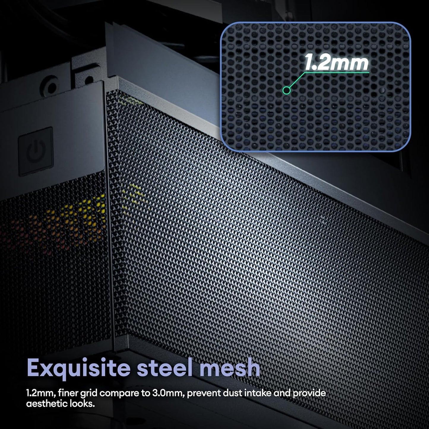 Aqua 3, Micro ATX Case, MATX PC Case with 3 X 120Mm 3-Pin ARGB Fan Pre-Installed