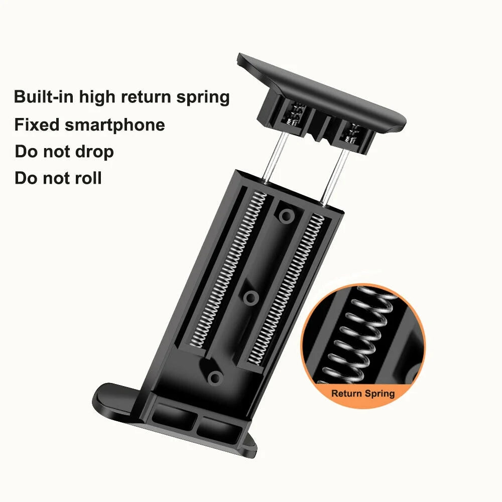 360° Adjustable Desktop Cell Phone Stand , Stabilize Stand Holder for Mobile Phone (All Size) , Black