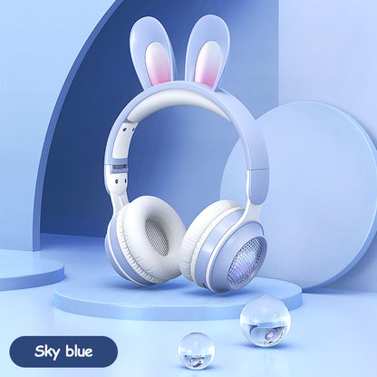 Bunny Ear Wireless Headphones – Bluetooth Over‑Ear Stereo