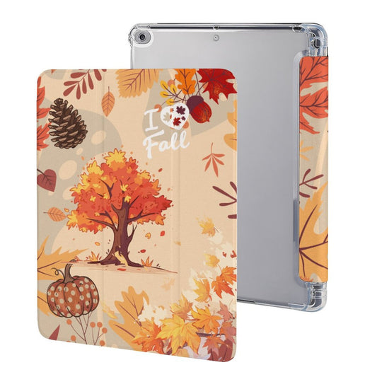 Tablet Case with Pencil Holder – Fall in Love