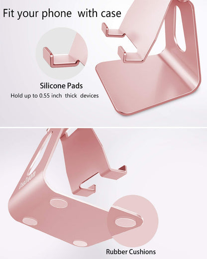 Adjustable Cell Phone Stand, Phone Stand, Cradle, Dock, Holder, Aluminum Desk...